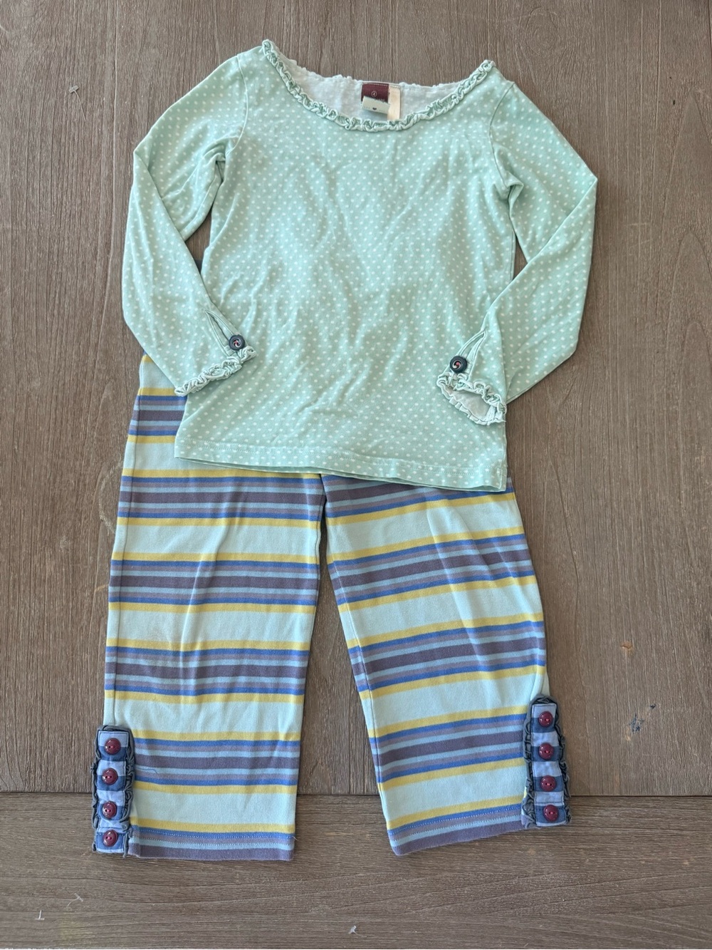 Matilda Jane Girl’s Matching Set Top Pants Character Counts size 4
